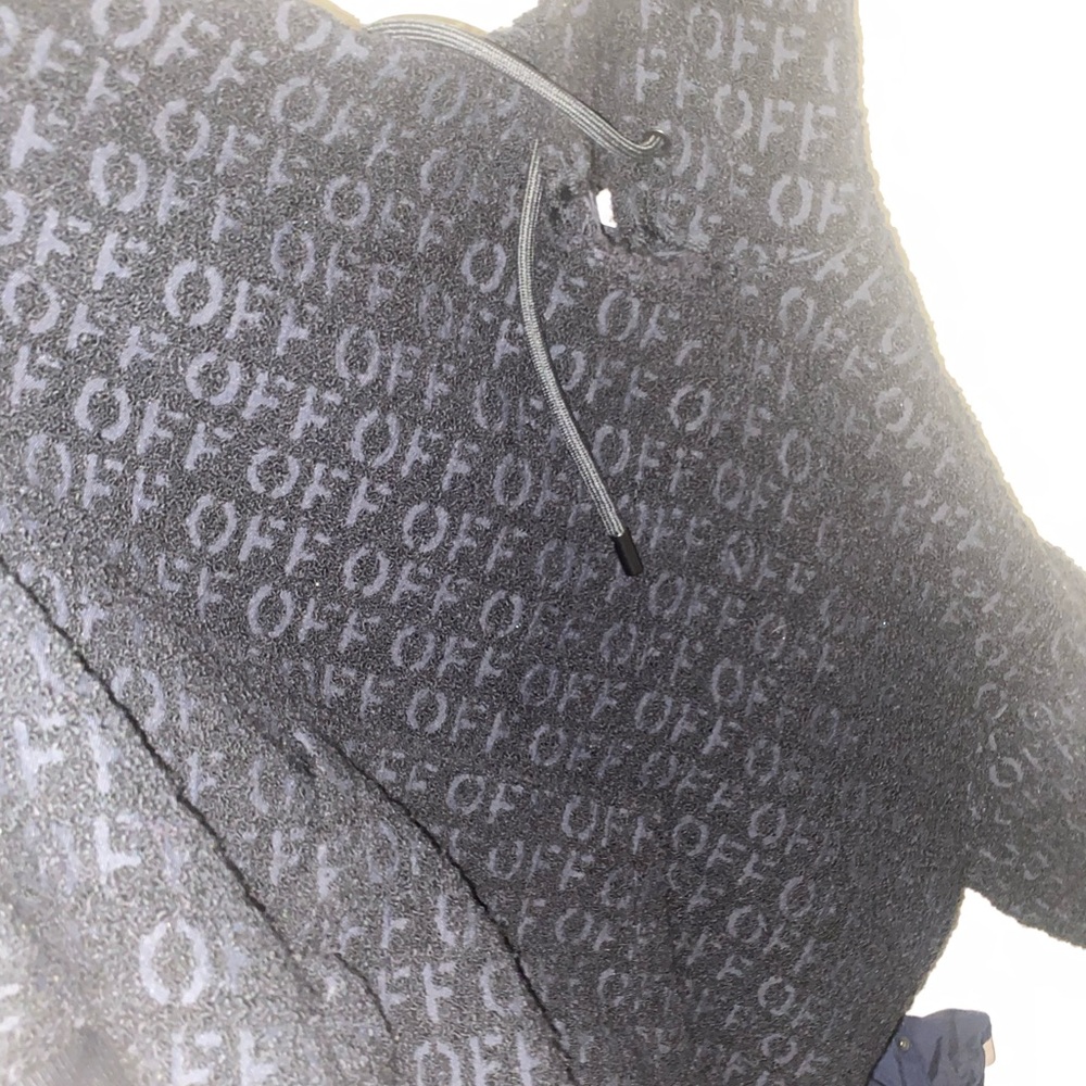 Off-White Gray Patterned Jacket - image 1